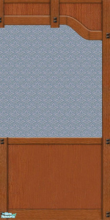 Sims 2 — Mission Panel Blue Wallpaper by karlik-nos — This wall treatment is based on the Maxis panel from OFB, which has