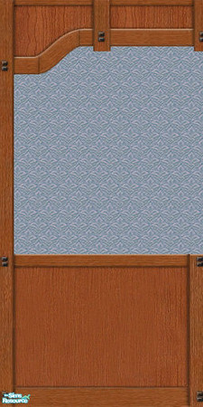 Sims 2 — Mission Panel Blue Wallpaper by karlik-nos — This wall treatment is based on the Maxis panel from OFB, which has