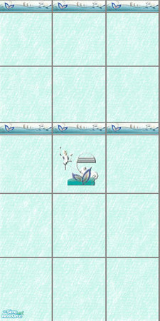 Sims 2 — Set 4 Designer Wall 9 by TSR Archive — Set 4 Designer Wall 9