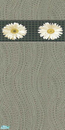Sims 2 — Modern Grey Pets Set - Wall by TheNumbersWoman — Wall for the Modern Grey Pets Set