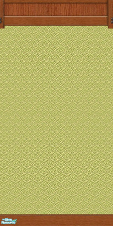 Sims 2 — Mission Panel Green Wallpaper by karlik-nos — This wall treatment is based on the Maxis panel from OFB, which