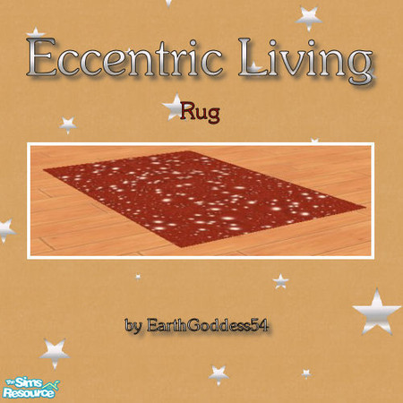 Sims 2 — Eccentric Living - Rug by EarthGoddess54 — Recolor of Maxis' Sung-Gyu Sunburst Oriental Rug. Enjoy!