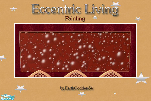 Sims 2 — Eccentric Living - Painting by EarthGoddess54 — Recolor of Maxis' Cantankerous Splatters. Enjoy!