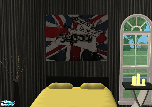 Sims 2 — Celeste Painting Anarchyinthe UK by Simtrish — For your SimsPunks:-)!