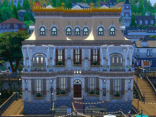 Sims 4 — Chaos Port Mansion by OVERLORD_CHAOS — now bringing you a lovely victorian manner for any port ingame. will give