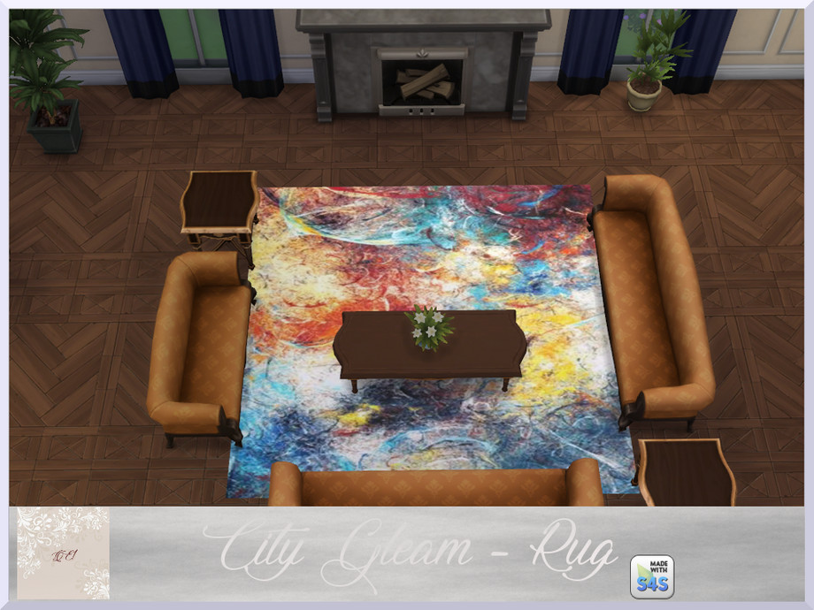 The Sims Resource | City Gleam - Rug