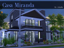 Sims 4 — Casa Miranda by johnDu — Welcome to traditional mixed modern house, a Casa Miranda. It has two bedroom, two