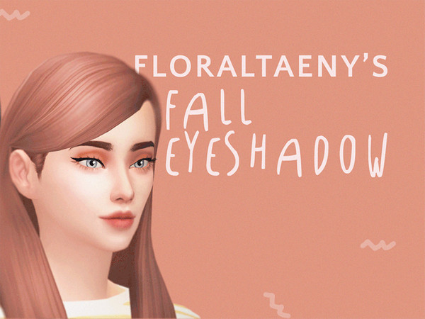 Sims 4 — FLORALTAENY'S Fall Eyeshadow by floraltaeny — -7 COLORS -NEUTRAL - WARM TONED COLORS -BASE GAME COMPATIBLE