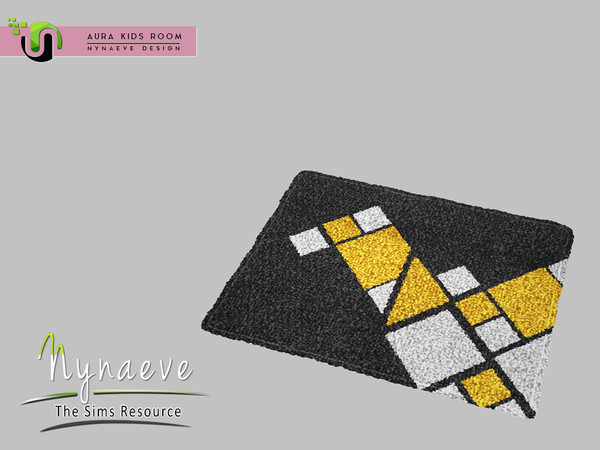 Sims 3 — Aura Kids Rug by NynaeveDesign — Aura Kids Room - Rug Located in: Decor - Rugs Price: 141 Tiles: 3x1