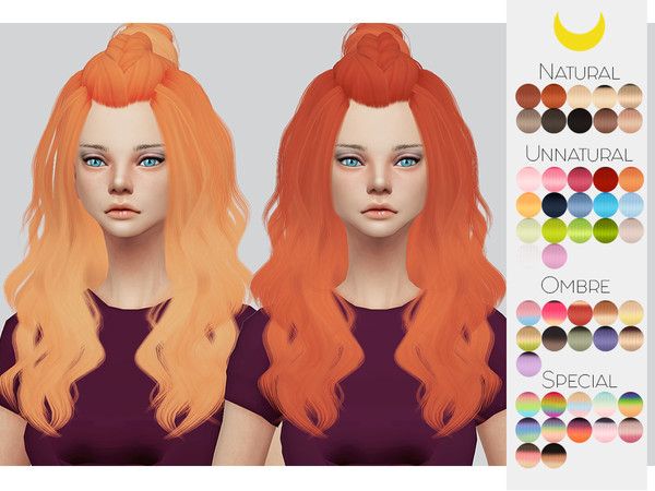Sims 4 — Hair Retexture 65 - LeahLillith Siren by Kalewa-a — -Comes in 50 swatches -Custom Thumbnail -Need's Mesh Enjoy!