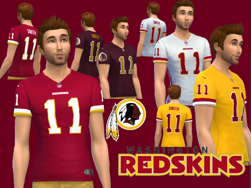 redskins home and away jersey