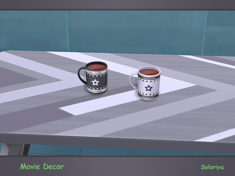 The Sims Resource - Movie Decor. Mug