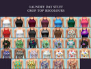 Sims 4 — Crop Top Recolours - Laundry Day needed by EmilyTheZombie2 — Crop Top Recolours Laundry Day needed