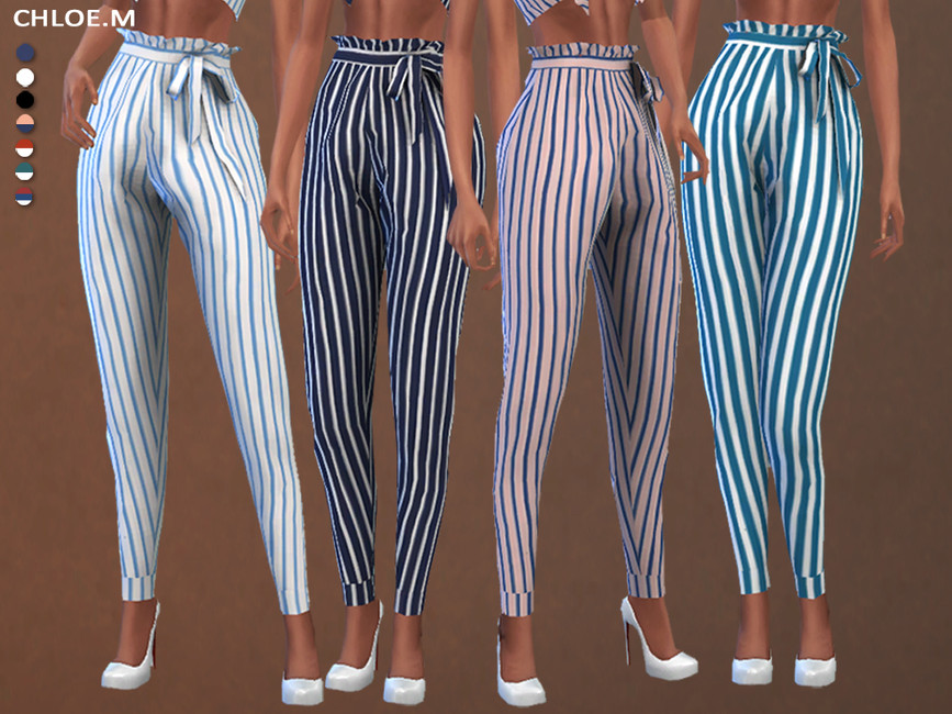 The Sims Resource Pants With Bowknot