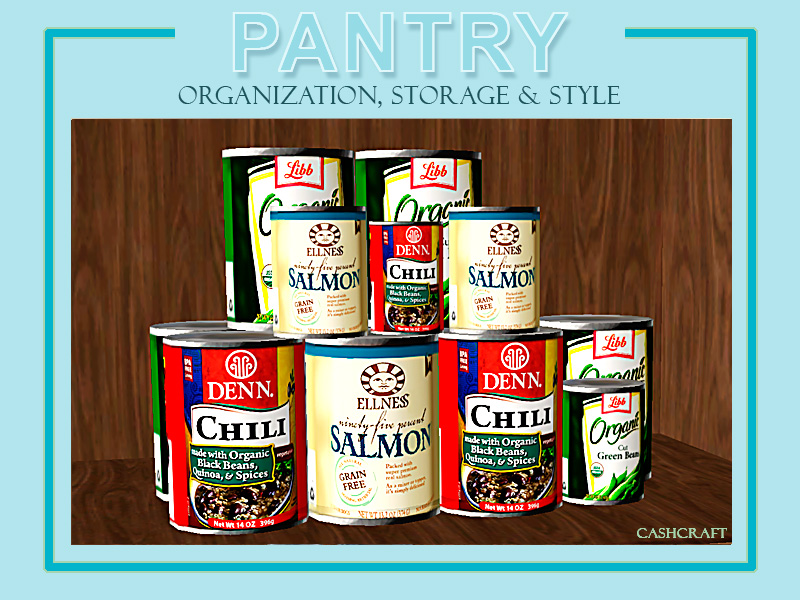 The Sims Resource Pantry Organic Canned Goods