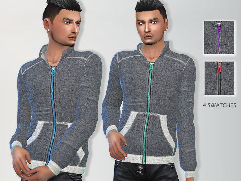 The Sims Resource - Athletic Sweatshirt