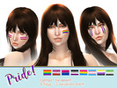 Sims 4 — Pride! - Flag face paint by KuroSIMs — Some hand painted face paints for your lgbtq+ needs :3 I tried to include