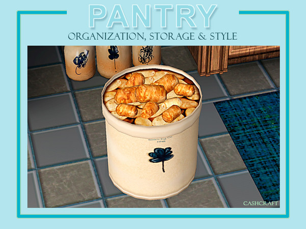 Sims 3 — Pantry Russet Potatoes Organic by Cashcraft — A crock filled with organic, russet potatoes. Created by Cashcraft