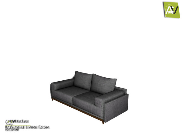 Sims 3 — Baltimore Seat Double by ArtVitalex — - Baltimore Seat Double - ArtVitalex@TSR, Apr 2018