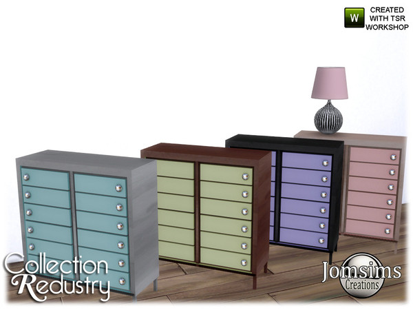Sims 4 — redustry dining furniture 3 by jomsims — redustry dining furniture 3