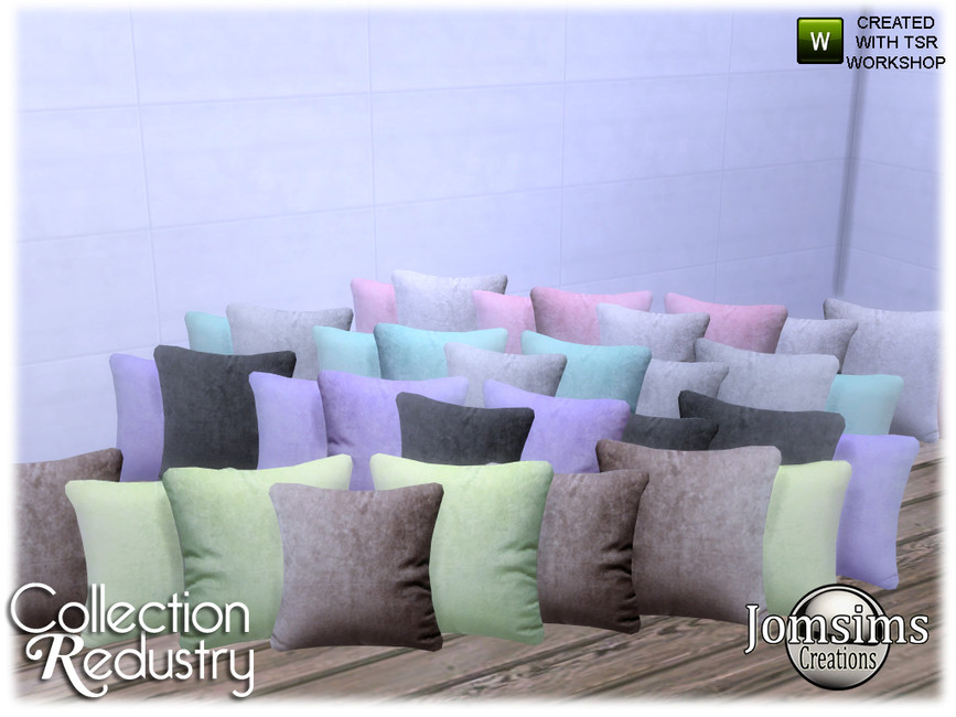 The Sims Resource redustry living cushions blanket sofa