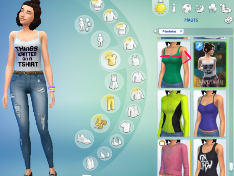 The Sims Resource - T-Shirt Inspired By Zara