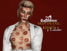 Sims 4 — Skin Detail Kisses by 21roguesims — Male and Female Skin Detail Three Swatches Base Game Compatible TOU Do not
