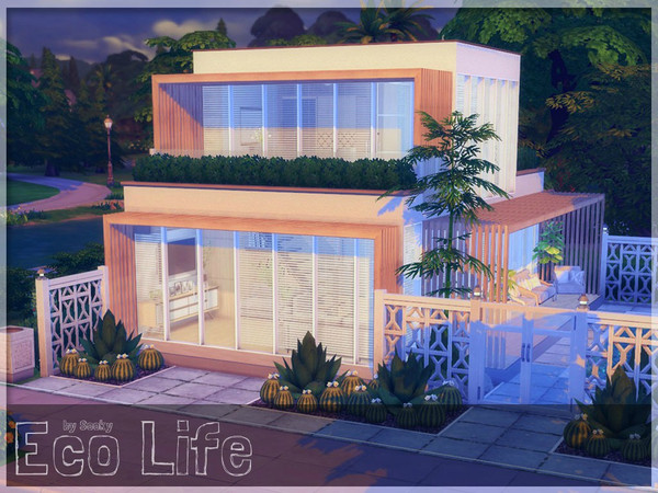 Sims 4 — Eco Life by Sooky2 — This little Eco Home is perfect for those Sims who cares about the environment! It has