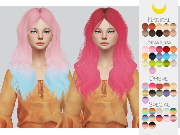 Sims 4 — Hair Retexture 72 - LeahLillith Rogue by Kalewa-a — -Comes in 50 swatches -Custom Thumbnail -Need's Mesh Enjoy!