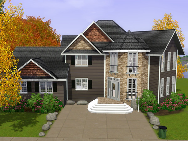 Sims 3 — Cornerstone by Gamergurl101 — Beautiful house is the perfect home for the perfect family! Large spacious