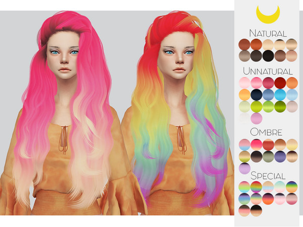 Sims 4 — Hair Retexture 83 - Stealthic Sirens by Kalewa-a — -Comes in 50 swatches -Custom Thumbnail -Need's Mesh Enjoy! ~