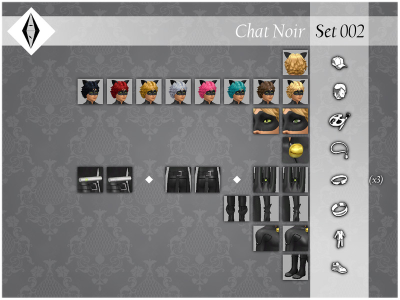 Aleniksimmers Chat Noir Set002