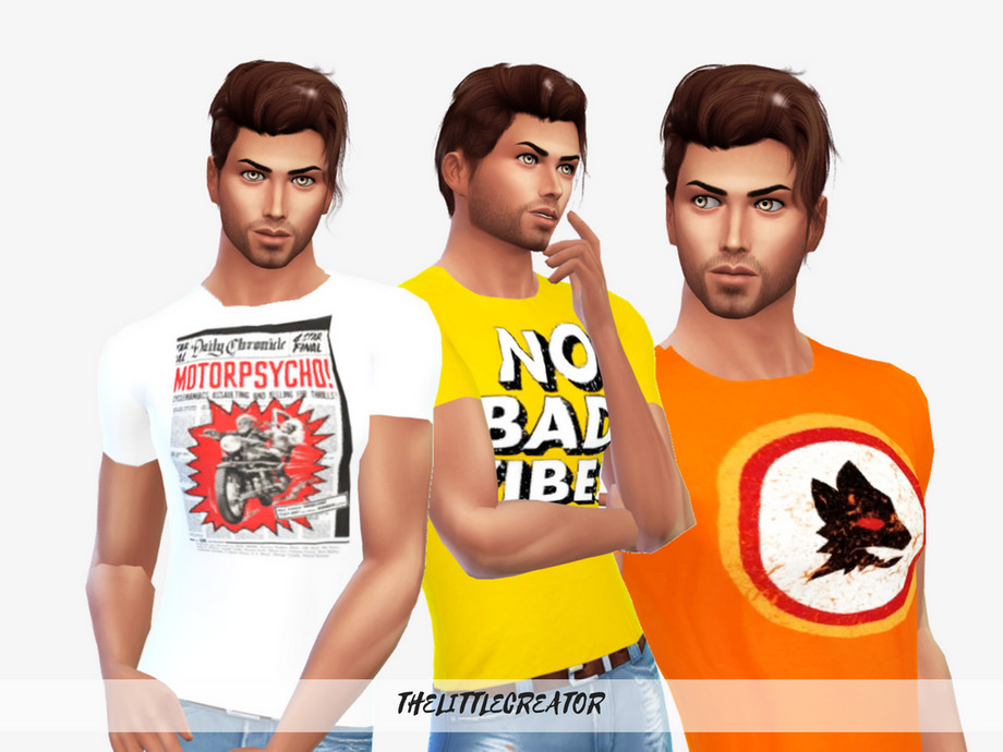 The Sims Resource - Retro Shirts