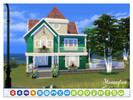 Sims 4 — Stonington *NO CC* by MizBehave — This humble little cottage is built in Brindleton Bay on a 20x20 lot. It has 1