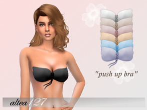 Sims 4 — Push Up Bra by altea127 — push-up bra without seams available in seven colors