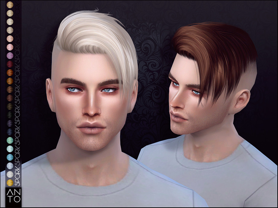 The Sims Resource - Anto - Spark (Hairstyle)