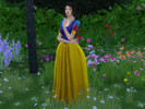 Sims 4 — Snow White dress - City Living needed by LolleSims — EA mesh edited by me City Living is required With Custom