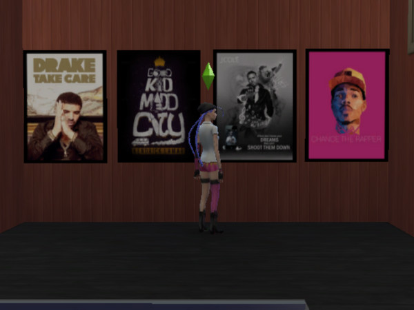 The Sims Resource | Hip Hop Posters v2-REQUIRES VINTAGE GLAMOUR