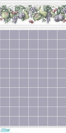 Sims 2 — Kitchen fruit tiled 2 by devilishdawn —  