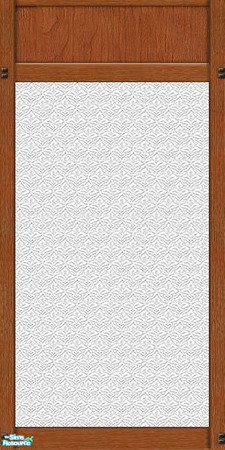 Sims 2 — Mission Panel Pearl Wallpaper by karlik-nos — This wall treatment is based on the Maxis panel from OFB, which