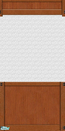 Sims 2 — Mission Panel Pearl Wallpaper by karlik-nos — This wall treatment is based on the Maxis panel from OFB, which