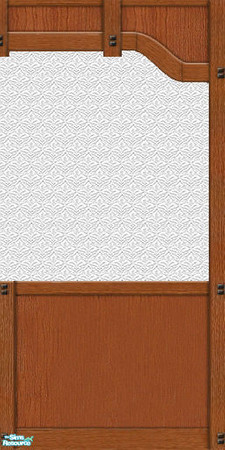 Sims 2 — Mission Panel Pearl Wallpaper by karlik-nos — This wall treatment is based on the Maxis panel from OFB, which