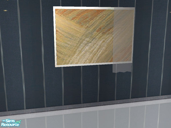 Sims 2 — Evolution - Wall Painting by SimanthaRat — Abstract oil with silk, casually draped 
