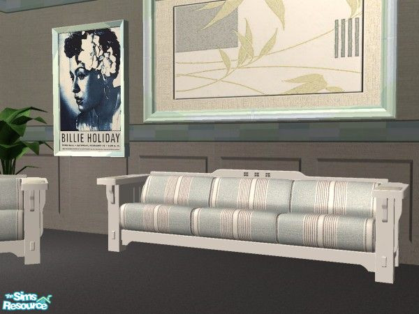 Sims 2 — Baby Blue  OFB Livingroom - Couches by TheNumbersWoman — Couches for the OFB Baby Blue Livingroom