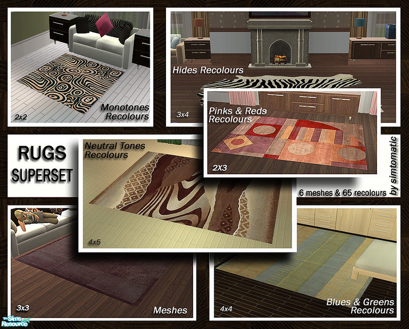 Sim2 Rug The Sims Resource - Rugs Superset