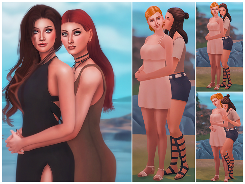 I Almost Wanna Kiss you - Couple Pose - The Sims 4 Mods - CurseForge