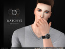 Sims 4 — WATCH V2 - Leather - Mesh needed by soleilzion — You need the mesh. MESH (WATCH V1 - SST):