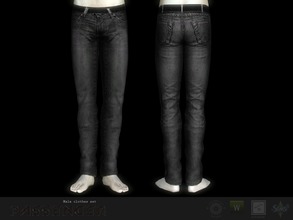 Sims 3 — Passenger jeans #2  by Shushilda2 — New mesh | Low poly | recolorable channels | CAS and Launcher icons
