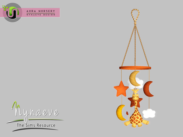 Sims 3 — Aura Baby Mobile by NynaeveDesign — Aura Nursery - Baby Mobile Located in: Decor - Miscellaneous Price: 141