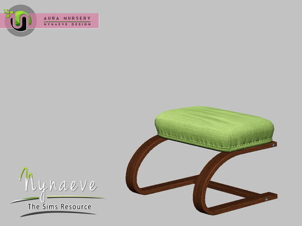 Sims 3 — Aura Leg Rest by NynaeveDesign — Aura Nursery - Leg Rest Located in: Surfaces - End Tables Price: 141 Tiles: 1x1